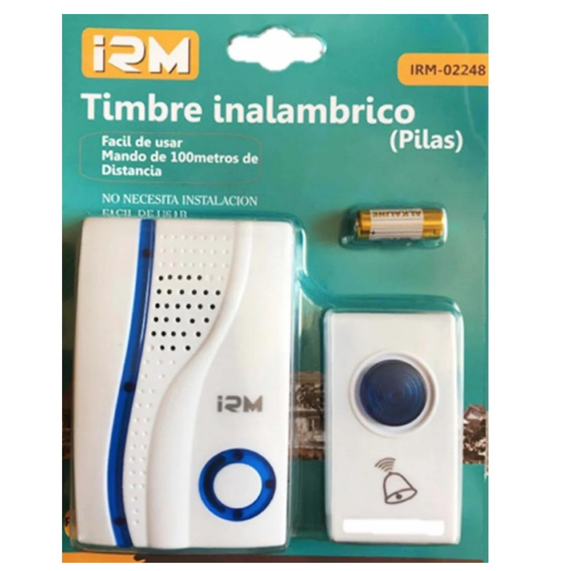 Tomasstore - Timbre Inalámbrico Exterior Portátil 32 Sonidos