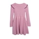 thumbnail image 2 of Vestido Niña Manga Larga Tejido Palo Rosa, 2 of 3