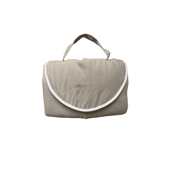 Mudador portatil lino gris