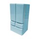 thumbnail image 2 of Mini Refrigerador Para Casa De Muñecas 1:12 DIY Con Doble Puerta Para Diorama De Micropaisaje Azul, 2 of 3