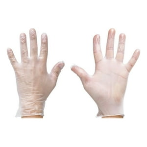 Genérico - Set 2 Pack Guantes Vinilo 100 Pcs Talla Xl Descartable Lau