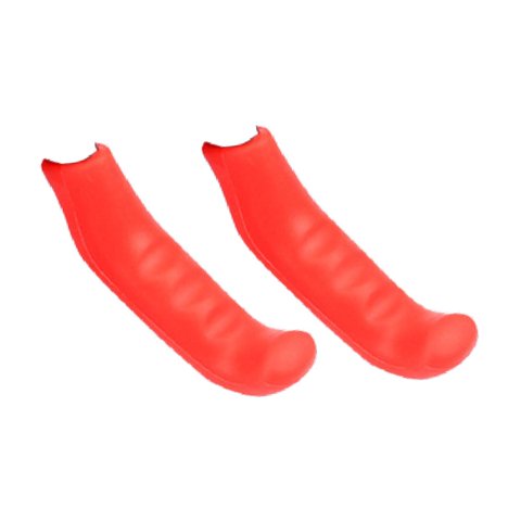 Ioensy - Mango De Freno Funda De Silicona Amortiguador Protector De Mango De Freno Antideslizante Rojo