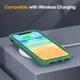 thumbnail image 5 of Funda de teléfono Miracase Glass Series para iPhone 11, color verde claro, 5 of 6