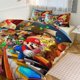 thumbnail image 2 of Super Mario Duvet Cover Set 3 Piece Bedding Set Double Sided Printing Decorative Comforter Cover Set, 2 of 5