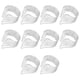 thumbnail image 4 of 10 Uds. Servilleteros de boda, servilletero exquisito de 1,69 pulgadas, hebilla para servilletas, bandas para cumpleaños, cafetería, Catering, Bar, , Plata, 4 of 5