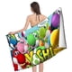 thumbnail image 4 of Yoshi Toalla de playa de secado rápido con diseño temático, regalo para mujeres y niñas, ideal para cumpleaños, fans, amantes de la música, uso en la playa o al aire libre, 78 × 160 cm, 4 of 6