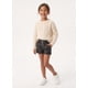 thumbnail image 3 of Short Ecocuero Niña Cuerina Efecto Cuero Negro Moda, 3 of 3