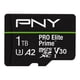 thumbnail image 1 of Tarjeta de memoria PNY 1TB PRO Elite Prime C10 U3 V30 A2 microSDXC, 1 of 9