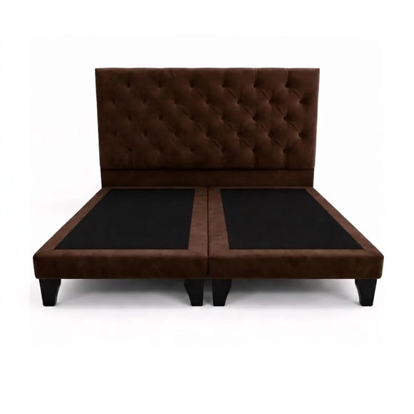 cama 2 Plazas Capitone Cafe felpa