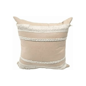 Genérico - Pack De 6 Fundas De Cojín 45X45 Cm Diseño De Algodón Rosa Claro