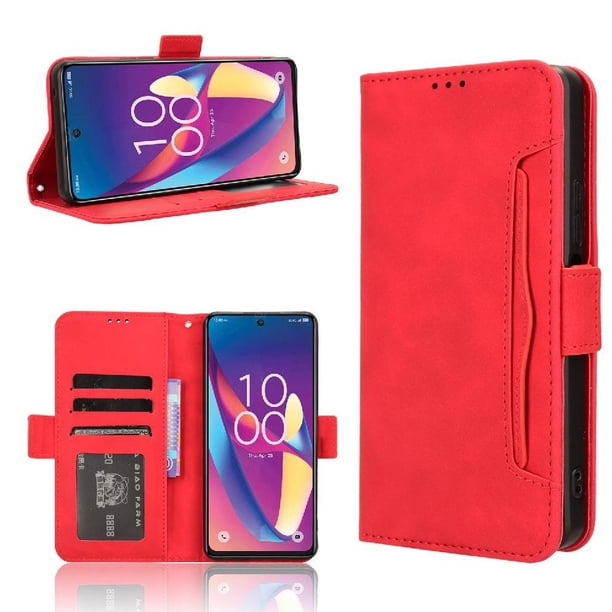 Funda Tipo Billetera FOXDOCK para TCL 50 XL 5G – Tapa Flip con Tarjetero