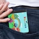 thumbnail image 5 of Los Kiboomers Cartera de Cuero PU para Hombres, Tarjetero Bifold Delgado, Cartera Minimalista de Cuero Sintético Suave, 5 of 6