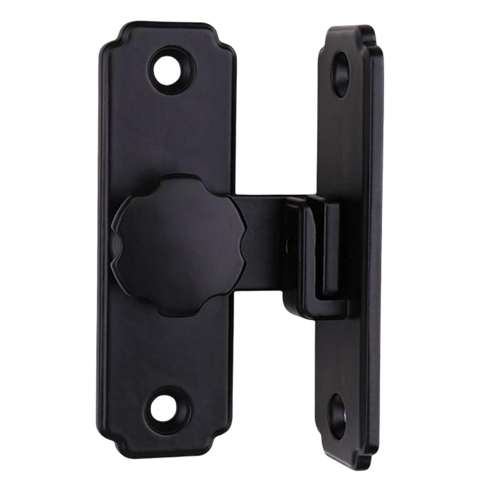 Bothyi - Pestillo Para Puerta Corredera De Granero Con Tornillos De Montaje Para Garaje Negro