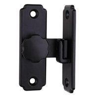 Bothyi - Pestillo Para Puerta Corredera De Granero Con Tornillos De Montaje Para Garaje Negro