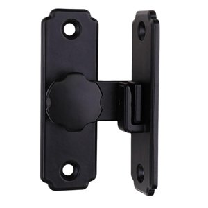 Bothyi - Pestillo Para Puerta Corredera De Granero Con Tornillos De Montaje Para Garaje Negro