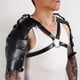 thumbnail image 4 of Gothic Leather Bondage Harness for Men - Shoulder Chest Harness with Corset Design for Sexy and Seductive Look, 4 of 4