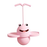 Magideal - Pogo Con Mango, Pelota Que Rebota Pogo, Pelota Para Saltar Con Bomba De Pelota Para Adultos De 6 Años En Adelante, Recompensa Para Niños Y Niñas Rosa