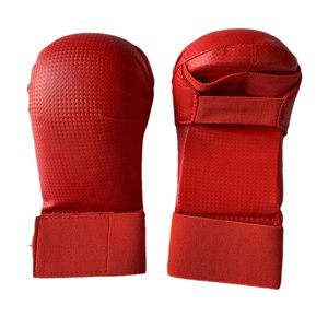 Ioensy - Guantes De Boxeo Guantes De Mma Portátiles Ligeros De Cuero Para Fitness Karate Mma Rojo Xs
