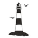 thumbnail image 1 of Decomural Lighthouse Beach Nautical WS-15455, 1 of 2