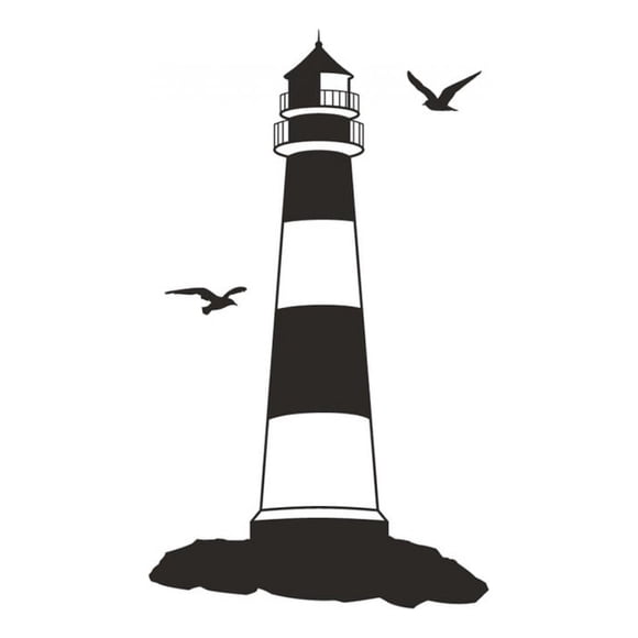 Decomural Lighthouse Beach Nautical WS-15455