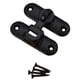 thumbnail image 4 of Pestillo De Cerradura De Puerta De Granero, Pestillo De Puerta De Habitación Con Tornillos Para Dormitorio, Baño, Jardín, Negro, 4 of 5