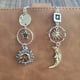 thumbnail image 1 of Greek Mythology Sun and Moon Pendant Earrings - Creative Design for Women, Asymmetric Style, Perfect for Parties and Gifts, 1 of 4