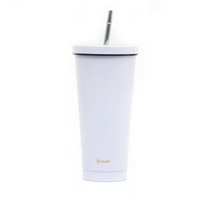 Vaso Térmico Tumbler 750Ml Tapa Y Bombilla Morado Simplit