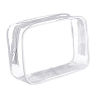 Magideal - Neceser Impermeable Bolsa De Cosméticos Transparente Bolsa De Cosméticos Portátil Multipropósito Reutilizable Para Mujeres Y Hombres Bolsa De Embalaje Blanco