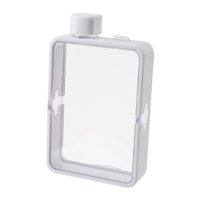 Ioensy - Botella De Agua Plana A Prueba De Fugas, Jarra De Agua Reutilizable Para Senderismo Y Fitness