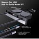 thumbnail image 2 of Concentrador USB VSUEJFBX para Tesla Model 3/Y – 4 puertos con cable retráctil, 2 of 6