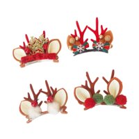 Bothyi - 4 Pinzas Para El Pelo Navideñas De Dibujos Animados Para Juegos De Rol, Cosplay, Actuaciones En El Escenario