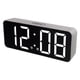 thumbnail image 1 of Despertador De Escritorio Reloj Digital LED Pantalla Grande Pantalla Negra Espejada, 1 of 5