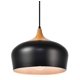 thumbnail image 5 of Lámpara Colgante Elegant Lighting Nora en Aluminio Negro y Madera, 5 of 8