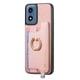 thumbnail image 4 of Funda Magnética Para Motorola Moto G Play 2024 4g Con Billetera Y Anillo Protector Resistente Rosa, 4 of 5