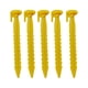 thumbnail image 3 of 5 Uds. Estacas Para Tienda De Campaña, Clavijas Para El Suelo, Tiendas De Campaña, Clavos Para Lona, Clavijas Para Tienda, Clavo Para El Suelo, 20cm, Amarillo Dentado, 3 of 5