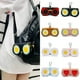 thumbnail image 2 of Women's Eyeglass Case Snap Closure Design Prevent Scratch Leather Sunglasses Carry Case for Home Travel, 2 of 2