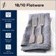thumbnail image 3 of Cubiertos Fortessa 5 piezas Juego de mesa Acabado envejecido 18/10, 3 of 6