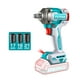thumbnail image 3 of Kit Llave de Impacto 400 Nm y Taladro 13 mm 20V con 2 Baterías y Cargador Total, 3 of 6