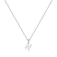 Collar Heshpaws S925 Sterling Silver Inicial Personalizada Mujer