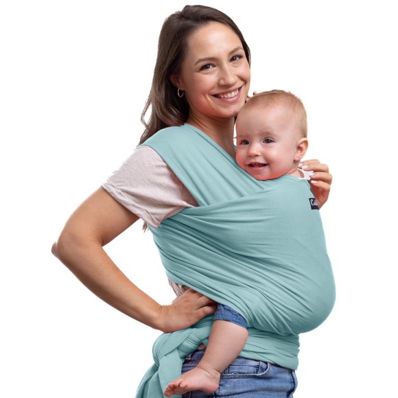 Portabebés CuddleBug 7‑16 kg Suave y Elástico Color Menta