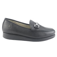 Mocasin De Cuero Chalada Mujer Celsa-1 Negro Casual