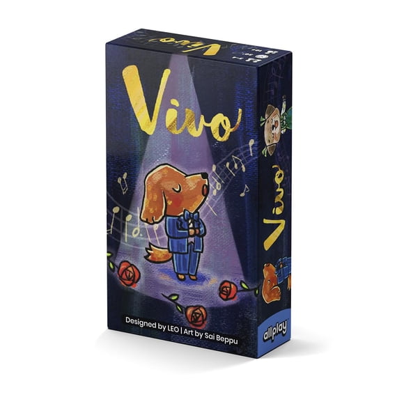 Allplay Vivo – Juego de Cartas de Bazas Basado en Armonía, 3‑4 Jugadores