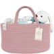 thumbnail image 1 of Organizador de pañales KiddyCare, XL, rosa (estampado floral), 1 of 6