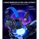 thumbnail image 3 of Auriculares inalámbricos para juegos Vakedy para PS5, PS4, PC con micrófono 50H Bat, 3 of 8