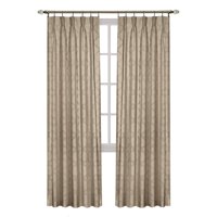 Cortinas De Ventana Achim Windsor Pinch Pleat 34 X 84 Cm, Color Camel