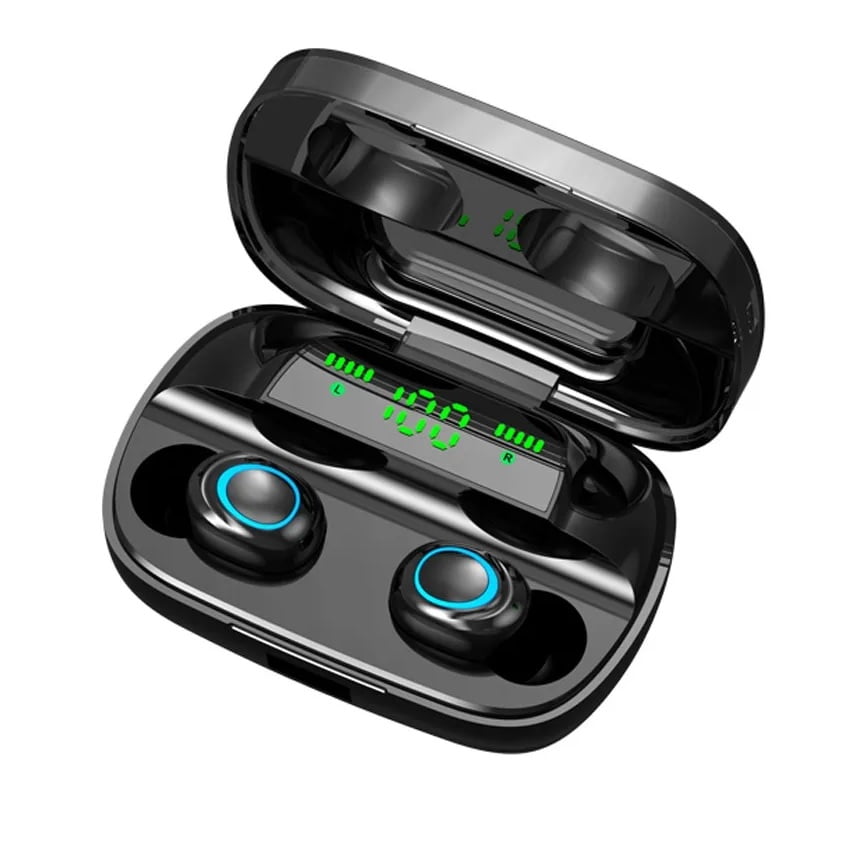 Castletec - Audifonos Bluetooth Tws S11 2200 Mah - Negro