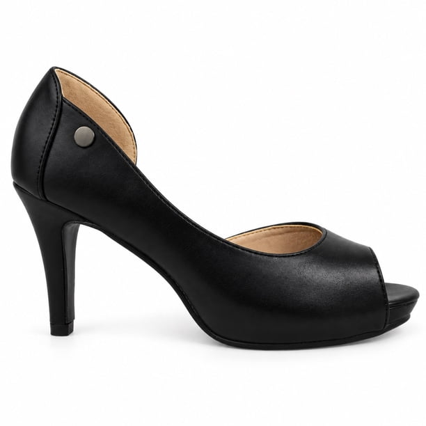 Sandalia Formal Elegante Casual Tacón Aguja 8cm