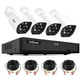 thumbnail image 1 of Kit XVR SriHome NVS008 4 Cámaras AH034 1080P con Audio y Visión Nocturna a Color, 1 of 6