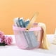 thumbnail image 1 of Canasto Organizador Redondo Con Mango de Madera - Rosado, 1 of 6