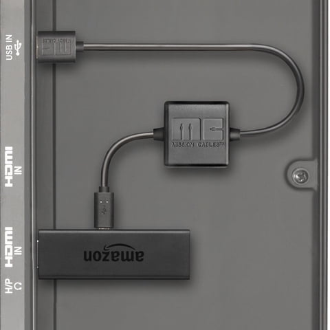Cable De Alimentación Usb Mission Cables Para Fire Tv Stick 25 Cm